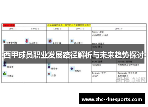 西甲球员职业发展路径解析与未来趋势探讨